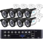 720P 1080P AHD Camera kit 8PCS Outdoor CCTV Camera System Kits